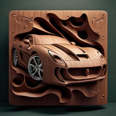 3D model Ferrari 599 GTO (STL)